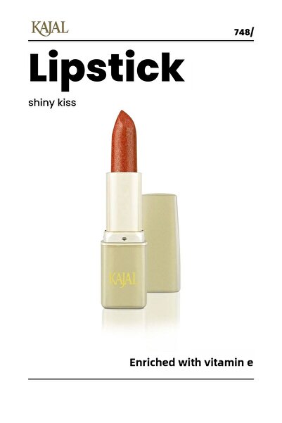 KAJAL أحمر شفاه لؤلؤي مرطب ناعم الملمس – أحمر شفاه حريري مرطب من سيلك جلو رقم...