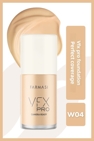 Farmasi Vfx Pro Camera Ready Foundation W04 30 Ml