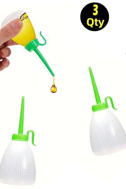 usin 3 قطعة 60 مللي محرك سيليكون آلة آلة زيت التشحيم زجاجة بلاستيكية قطارة قم...