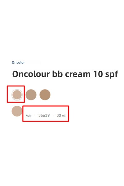 Oriflame Oncolour Matte Finish Offering BB Cream - 30 ml