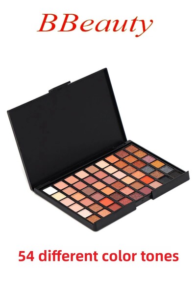 BBeauty 29 لونًا غير لامع 25 لونًا لامعًا 54 لونًا لوحة ظلال العيون