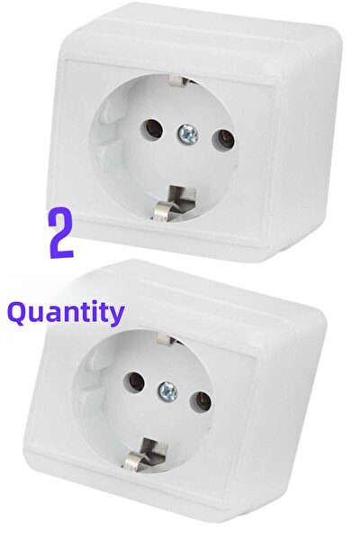ÇEÇEN HOME (2 Pieces) Surface Mounted Socket Single