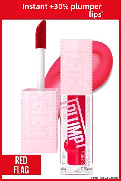 Maybelline New York Lifter Plump Dolgunlaştırıcı Dudak Parlatıcısı- 004 Red Flag
