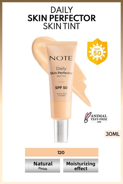 NOTE Daily Skin Perfector Skin Tint Spf 50 Tone Equalizing Natural Finish Tinted Moisturizer - 120