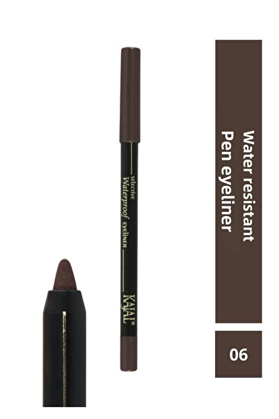 KAJAL Waterproof Eye Pencil - Selective Waterproof Eyeliner - No: 06