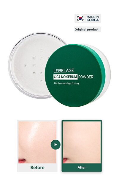 LEBELAGE Anti-Oil and Make-up Fixing Powder Powder Containing Centella Cica N...