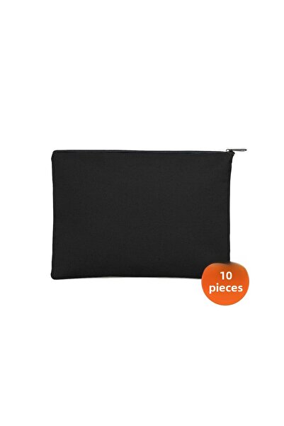 Çınar Bez Çanta Чанта за чанта от черен плат | 10 броя