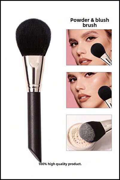 GXMPRO Single Loose Powder Brush for Face Makeup - Soft Bristle Make-Up Foundation and Blush