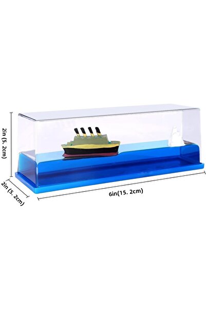 TOYFEST Titanic and Ice Mountain Gift Decorative Home and Office Gift Special Love Ship - 15.2 cm