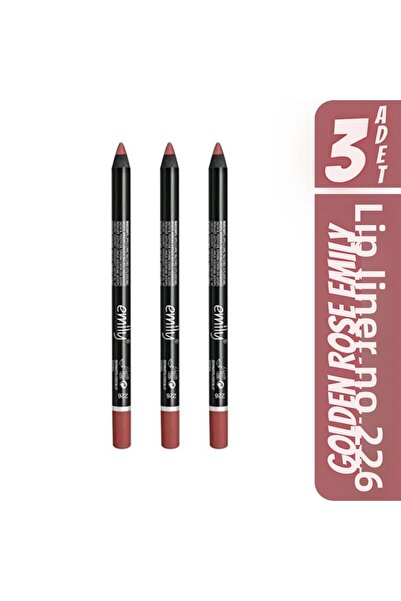 Golden Rose Emily Lip Liner No 226 x 3 Pieces