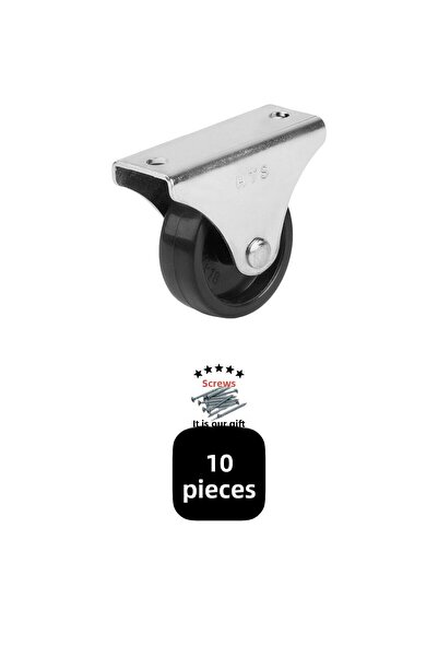 BlackBird Home Dulap Masă Fixă 38 - Raft Masă de cafea Mobilier Rotile 10 Bucăți