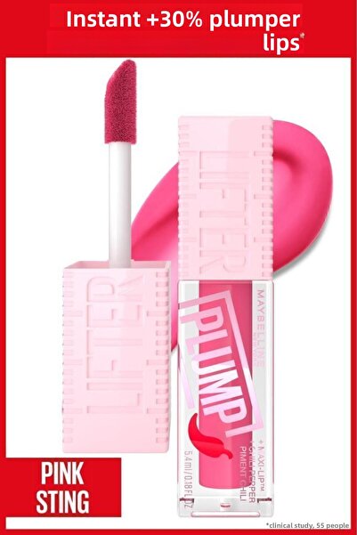 Maybelline New York Lifter Plump Plumping Lip Gloss - 003 Pink Sting