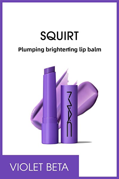 M.A.C Violet Beta 2.3 g Squirt Plumping Glossy Lip Balm