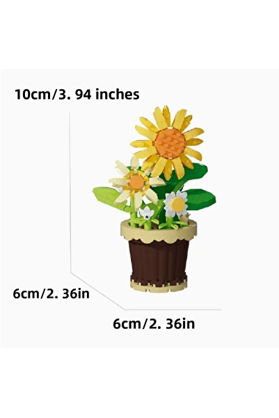 Kaptan Mavi الفاوانيا بوعاء زهرة اللبنات بانوراما Puzzle7226