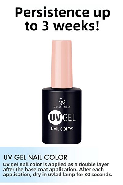 Golden Rose Uvgel Nail Color - Nail Polish Permanent 106