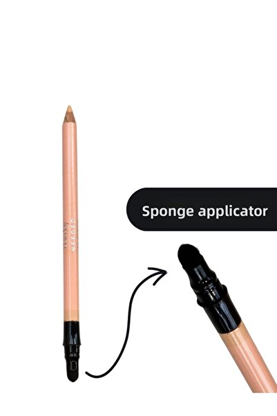 Dora Joy قلم تحديد العيون سموكي 01 نيود - مع أداة توزيع إسفنجية مضيئة