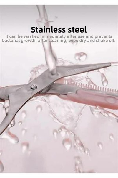 Trade Bazaar Pink Women's Eyebrow Cutting Scissors