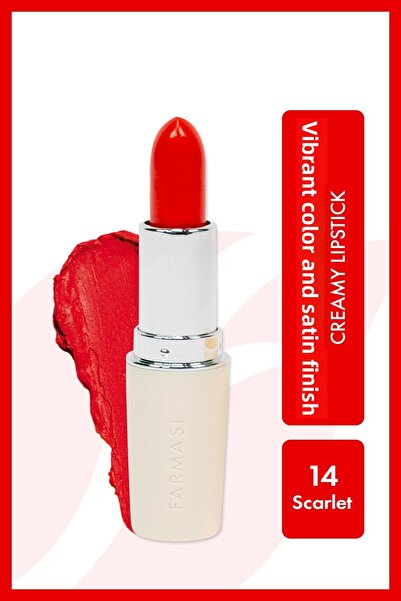 Farmasi 14 أحمر شفاه كريمي قرمزي - 4 جرام