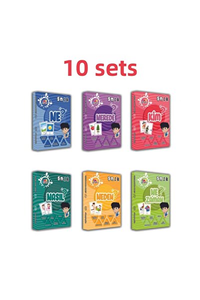 Dağ Yayıncılık 5N1K Question Answer Set (10 Set)