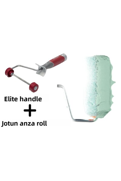 Jotun أنزا رول 10 ملم أخضر ميككس ومقبض النخبة