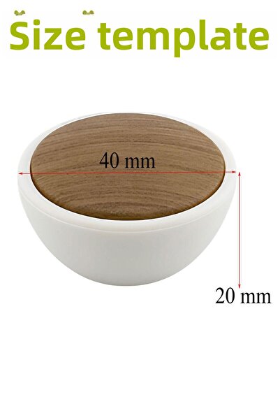 Badem10 Mâner cu buton din polimer de pian Mobilier din nuc Sertar Bucătărie Dulap Mâner dulap Mâner 10 buc