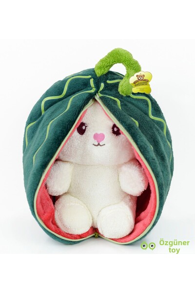 NİLOŞUM Watermelon Rabbit with Bag 50 cm