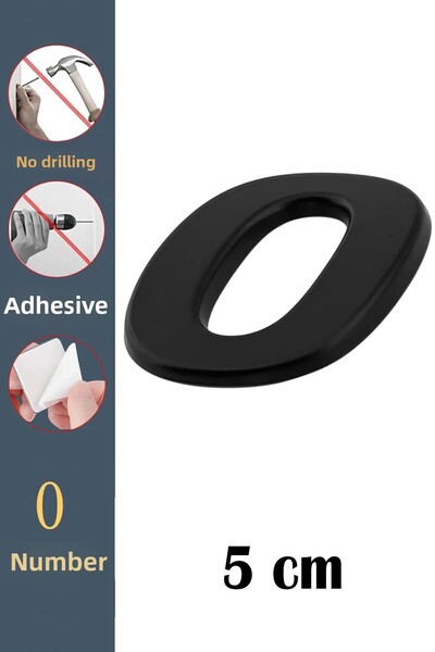 NUBLADO Număr Ușă Adeziv Dimensiune Mică 50 mm 5 cm Număr 0 Numărul Zero Numă...