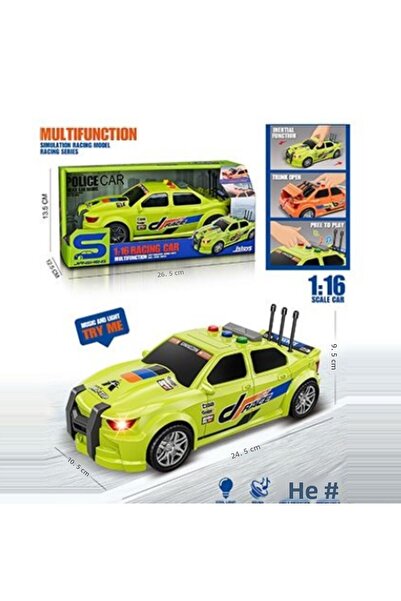 ctoy سيارة سباق S مضاءة وصوت V Js124