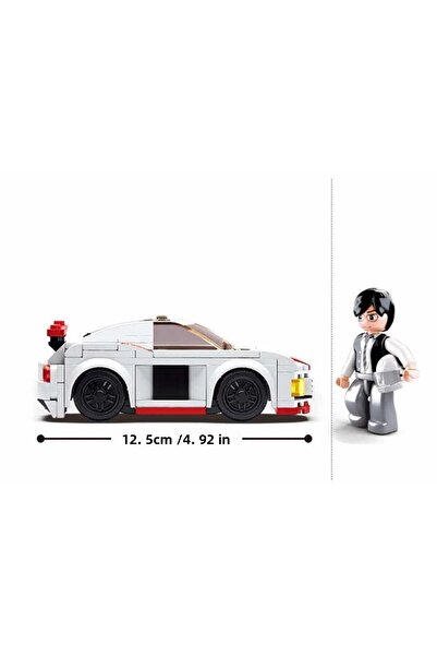 Sluban Lego 152 Piece Car Club Racing Car White