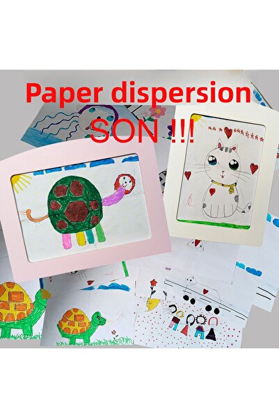 ELS Wooden Colorful Activity Picture Frame Artbox Art Box