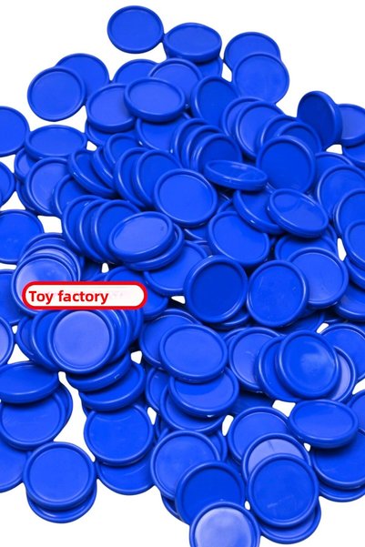 Miajima Box Games Game Stone Game Pawn Round Flat 28 mm 100 Pcs Blue