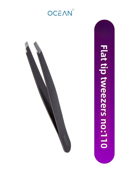 Ocean ملقط ذو طرف مسطح، ملقط سولينجن أسود ذو فم مسطح رقم: 110