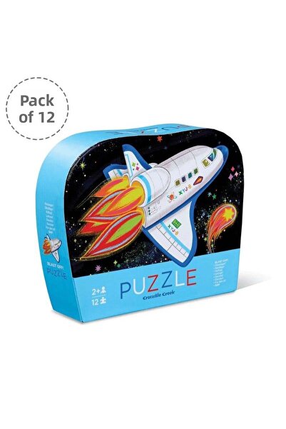 Crocodile Creek Mini Puzzle - 12 Pieces - Rocket
