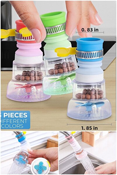 Yenilig رأس الصنبور: خرطوم ناعم يدور 360 درجة، فلتر حجر معدني نشط، وتوفير 70%...