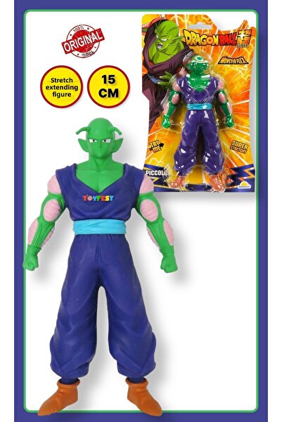 TOYFEST مجسم مرن قابل للتمدد من Monster Flex Dragon Ball بطول 15 سم - بيكولو