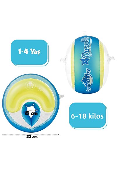 Circle Toys مساعد السباحة 1-4 سنوات كم مريح