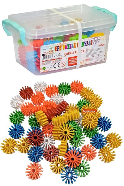 Oyuncak Fabrikası Educational 35 Piece Wheeled Puzzle Circle Puzzle