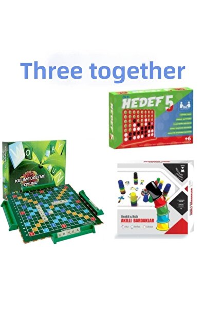 EA Word Production + Target 5 + Smart Colorful Fast Cups Three Games Together