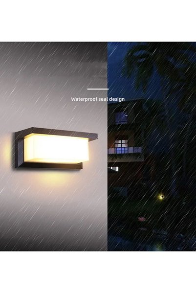 Ucuz Geldi Garden Lighting Led Light 12W Daylight 3000K Zita Ultra Hat Garden Wall Sconce Waterproof