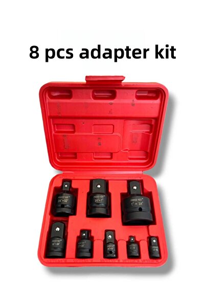 EKİNLER 8 Pieces Socket Converter Adapter Reducer Converter Adapter Set