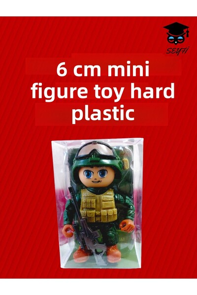 SEYFİKİRTASİYE لعبة شخصية صغيرة مقاس 6 سم - بلاستيك صلب