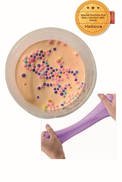 AVMmarketim عجينة لعب سلايم متلألئة غير قابلة للالتصاق، قطعة واحدة