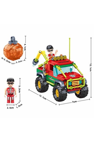 Sunman لعبة سيارة التعدين ومعدة الذهب 29514 207 قطعة 00004430