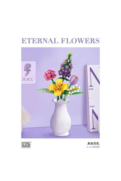 Vagonlife لوز الزهور الأبدية - لعبة الوعد الأرجواني 608 قطعة Lz4604