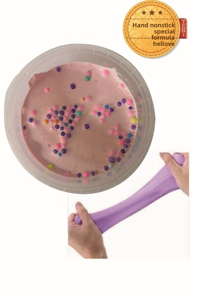 AVMmarketim عجينة لعب سلايم قطعة واحدة من عجينة لعب سلايم الجاهزة في صندوق