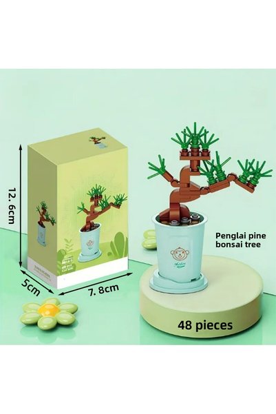 Generic Brand Bonsai Tree - Potted Plants and Flowers, Building Toys and Home Decor