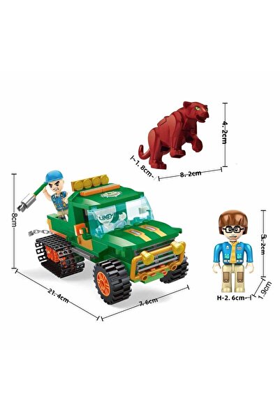 Sunman Toy Jungle Terrain Vehicle and Animal Catching Play Set 29512 01004418