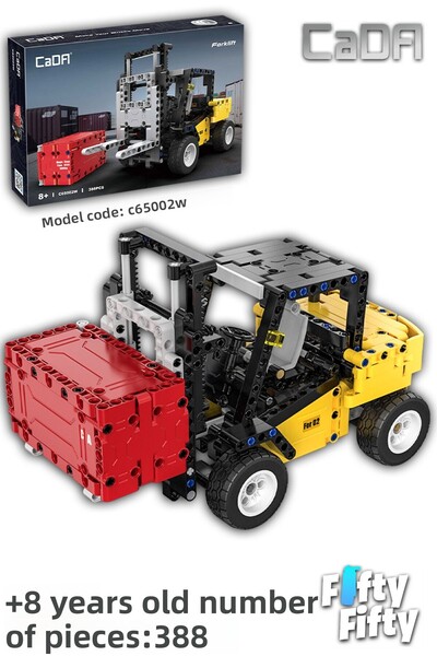 Vagonlife Cada Construction Work Machine Series - C65002W 388 Piece Toy Construction Set