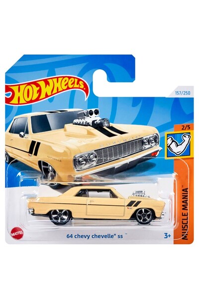 HOT WHEELS سيارات فردية 64 تشيفي شيفيل SS HTD79