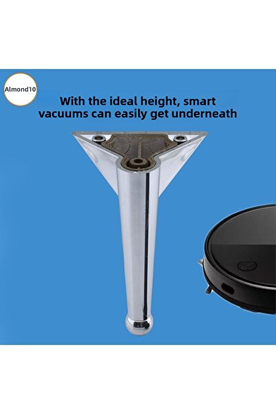 Badem10 Gonca Mobilier de lux Canapea Masuta de cafea Unitate TV Picioare fotoliu 14 Cm Picioare de bază culoare cromată